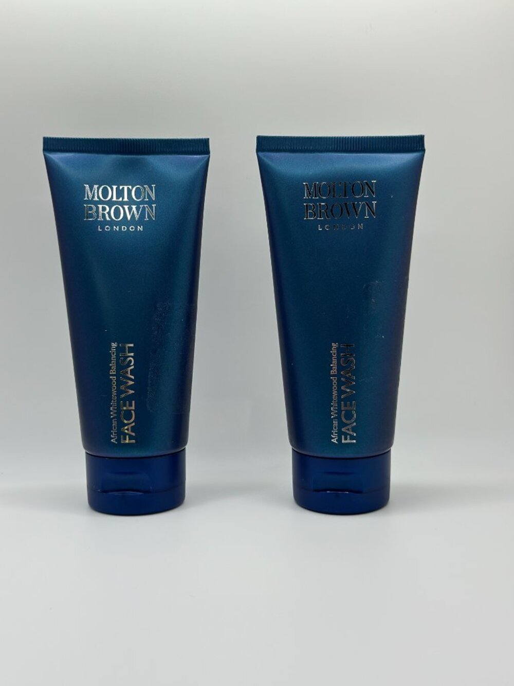 Molton Brown African Whitewood Balancing Face Wash - 2 x 3.4 OZ New, No Box